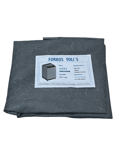 Cubierta gris para lavadora Challenger CKD90472 13Kg