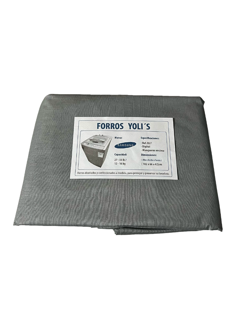 Cubierta Gris para Lavadora Samsung CKD90450