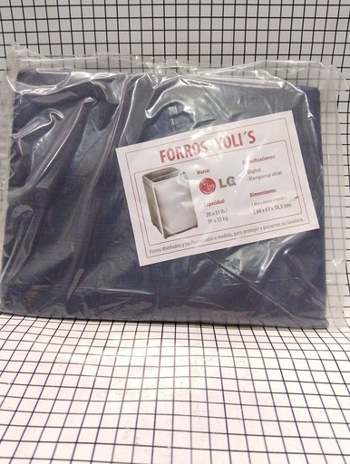 Cubierta azul para lavadora de carga superior LG CKD90410