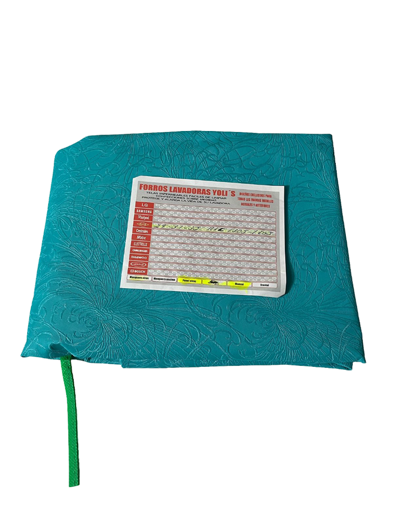 Cubierta para lavadora de carga frontal de 29/33lb 31kg Haceb (105x65x64)cm azul CKD90416