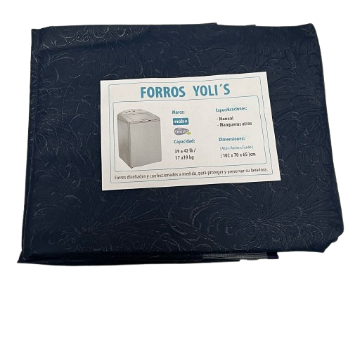 Cubierta azul para lavadora Mabe de carga superior CKD90431