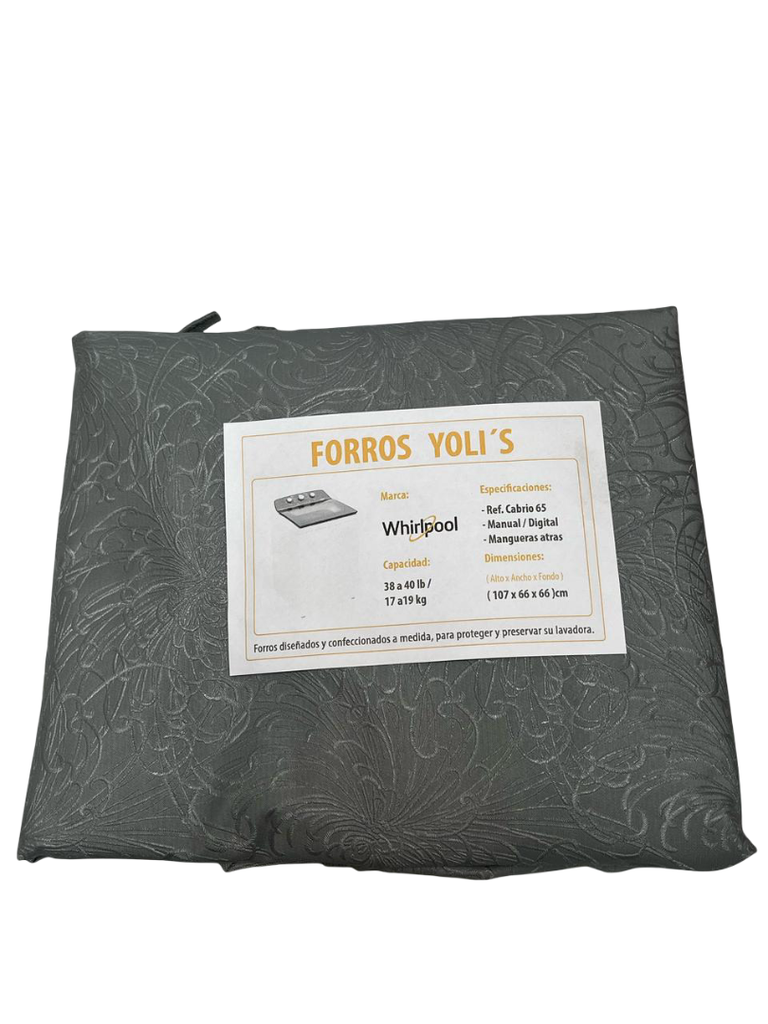 Cubierta Lavadora Whirlpool Gris (107x66x66 cm) CKD90463