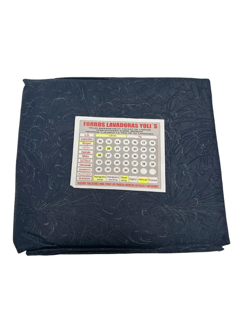 Cubierta para lavadora Whirlpool azul (61x96x60 cm) CKD90464