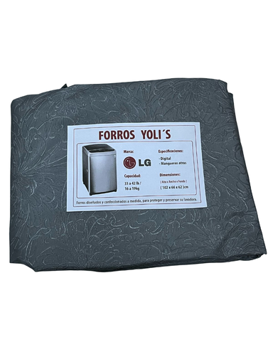 Cubierta para lavadora - Carga superior gris (102x66x62 cm) CKD90487