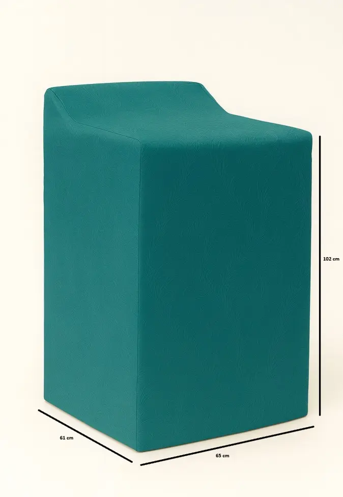 Cubierta para Lavadora de 102x61x65 cm Carga Superior Azul Aqua CKD90490