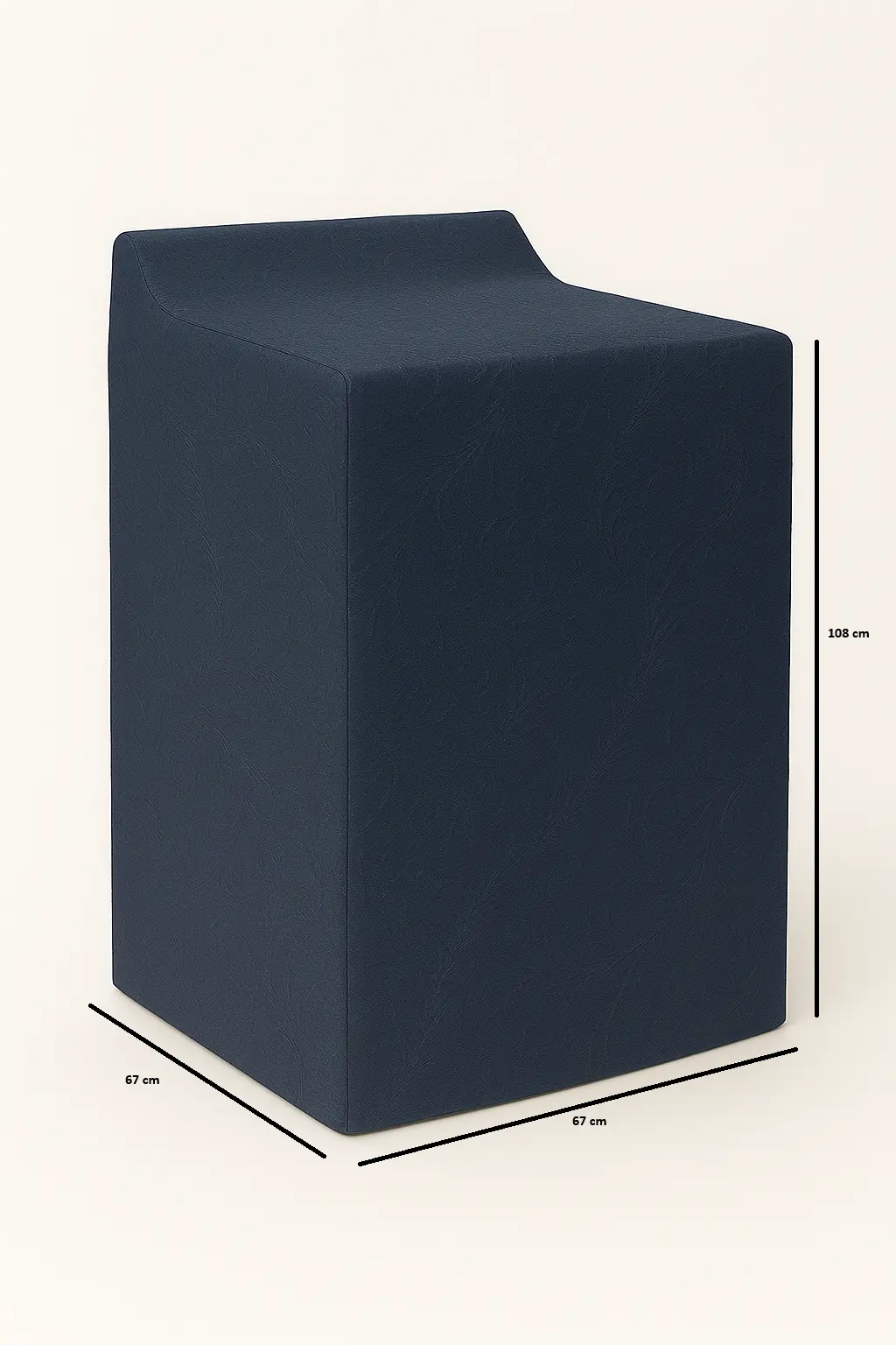Cubierta para lavadora azul Haceb 108x67x67cm CKD90494