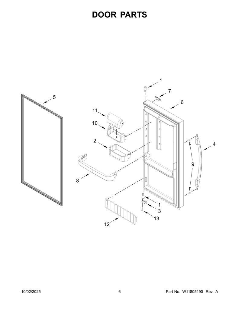 RAIL W10574673 CKD1572392 CKD1572392