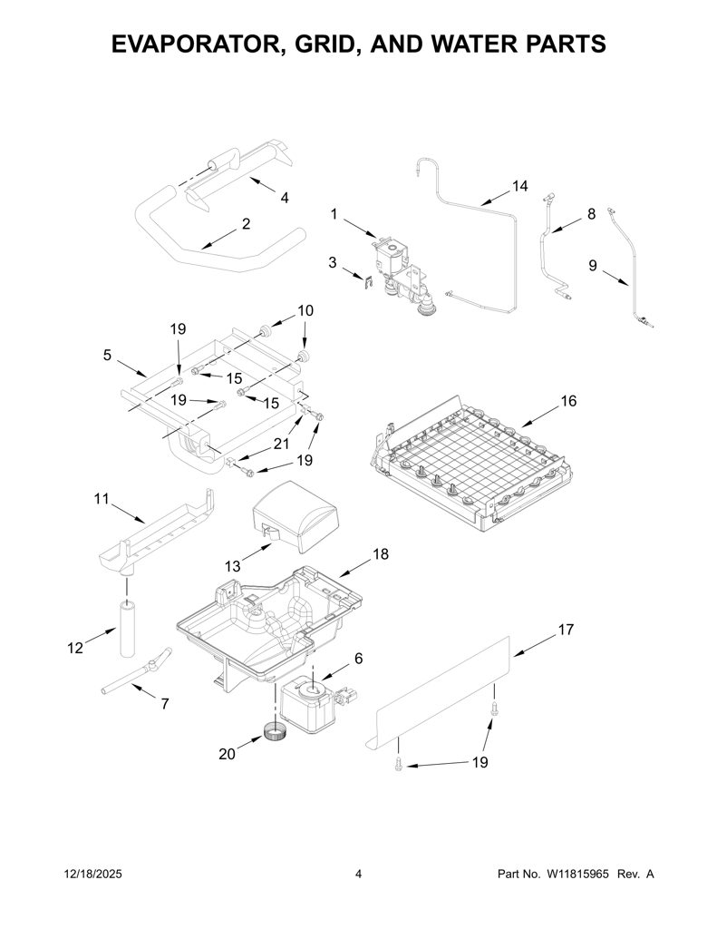 COVER-RECIRC BRACKET W10512292 CKD1572567 CKD1572567