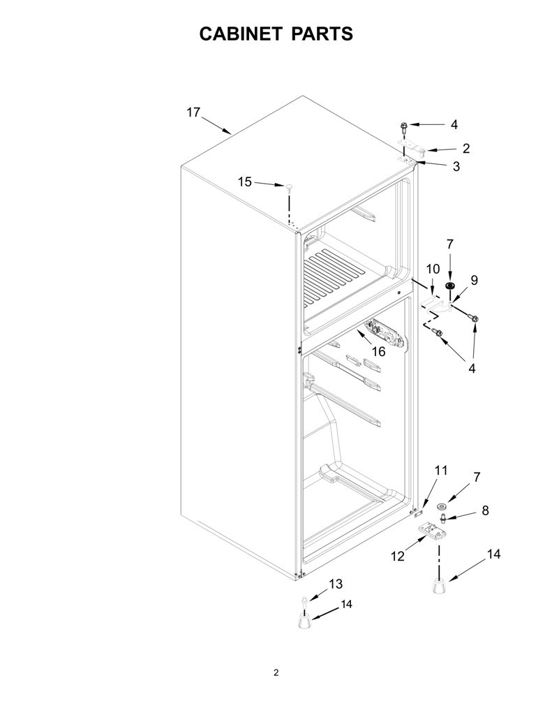 HINGE-DOOR W11173998 CKD1572776 CKD1572776