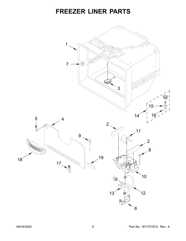 EMBUDO W10503218 CKD1573569 CKD1573569